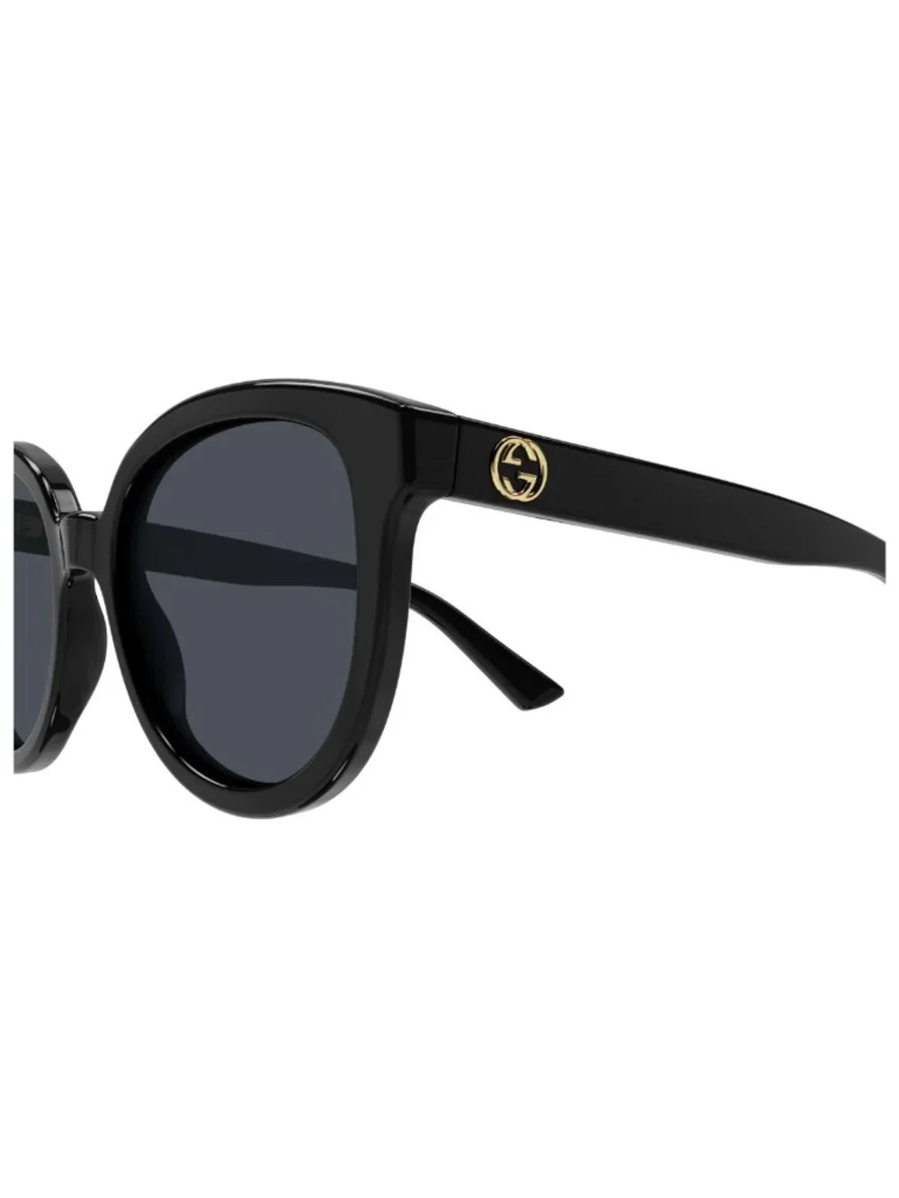 New Gucci Women's Sunglasses Black Square Grey Lens Acetate Frame GG1315S 001 54